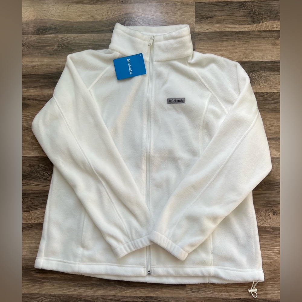 Columbia Women’s Jacket Size 1X White Full Zip